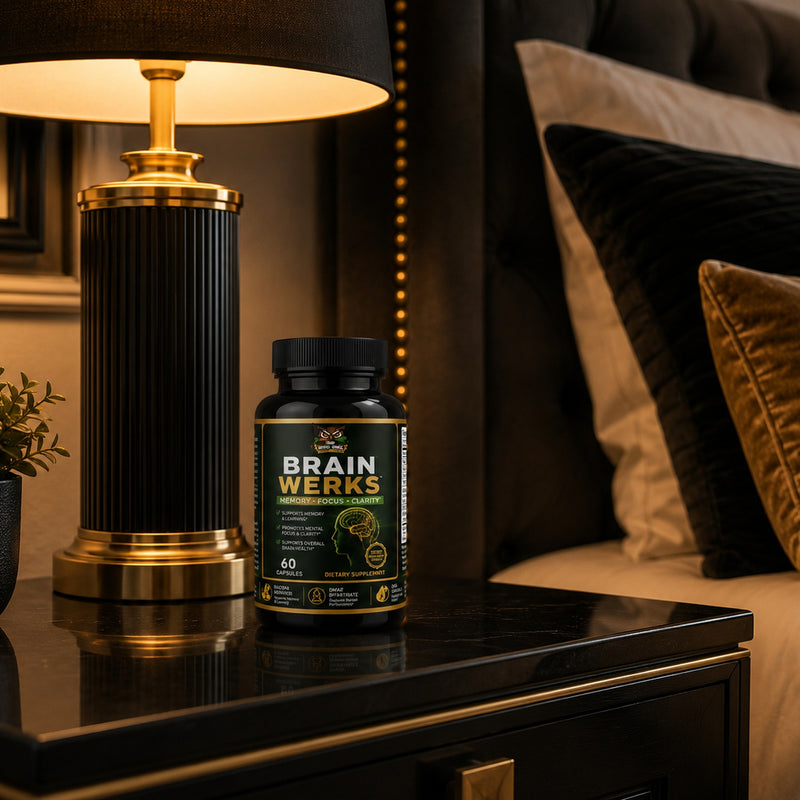 WISE OWL NATURAL HEALTH™ BRAIN WERKS™ Premium Brain Health Formula (60 Capsules)