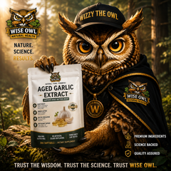 Wise Owl Natural Health™ Aged Garlic Extract™ (300 Softgels)