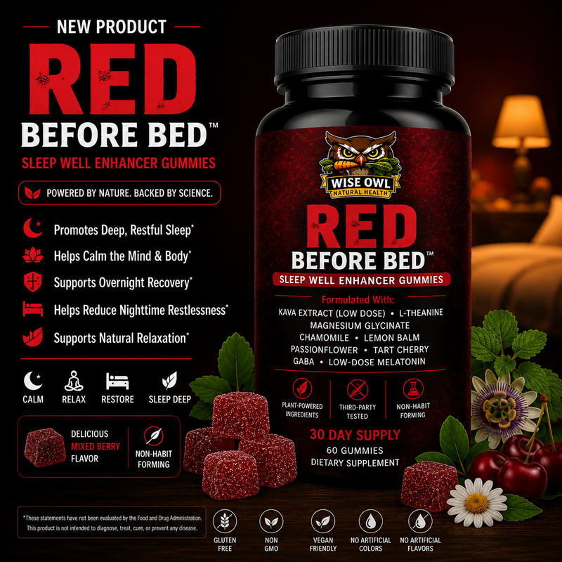 Red Before Bed™ – Sleep Well Enhancer Gummies