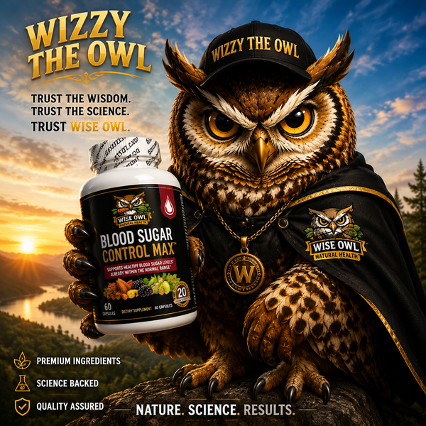 Wise Owl Natural Health(TM) Blood Sugar Control Max(TM) (60 Capsules)