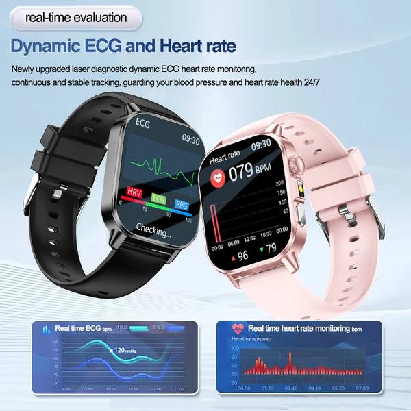 WISE OWL HEALTH TRACKER PRO™ Advanced AMOLED Health, Fitness & Lifestyle Smartwatch