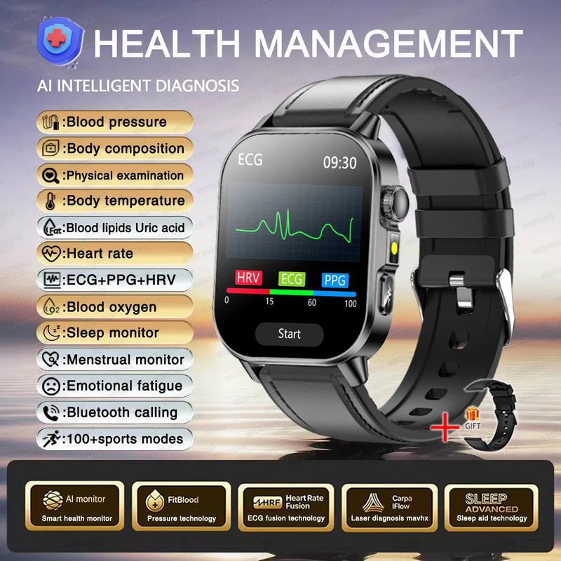 WISE OWL HEALTH TRACKER PRO™ Advanced AMOLED Health, Fitness & Lifestyle Smartwatch