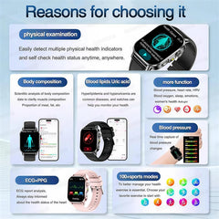 WISE OWL HEALTH TRACKER PRO™ Advanced AMOLED Health, Fitness & Lifestyle Smartwatch