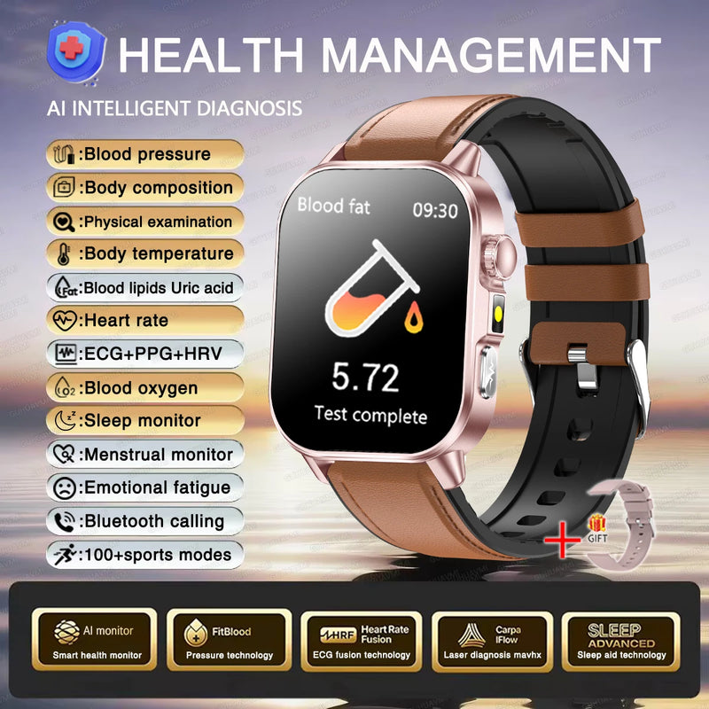 WISE OWL HEALTH TRACKER PRO™ Advanced AMOLED Health, Fitness & Lifestyle Smartwatch